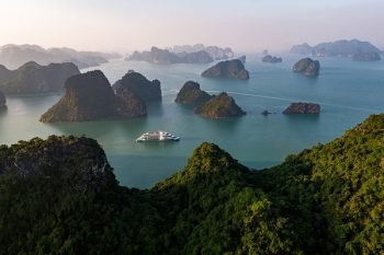 Halong Bay landscape view with Capella Cruise - 2 days 1 night tour