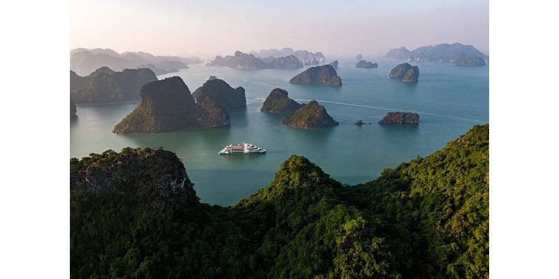 Halong Bay landscape view with Capella Cruise - 2 days 1 night tour